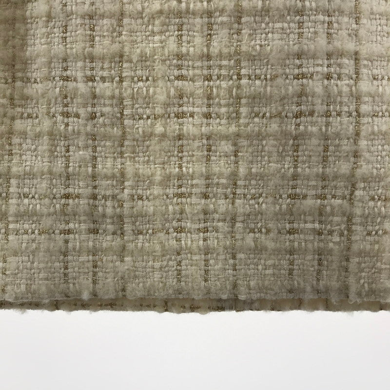 【中古品】【レディース】 SHELLER シェリエ ノースリーブ キルティングツイード ワンピース 170-250829-ky-02-fuz サイズ：F カラー：クリーム 万代Net店