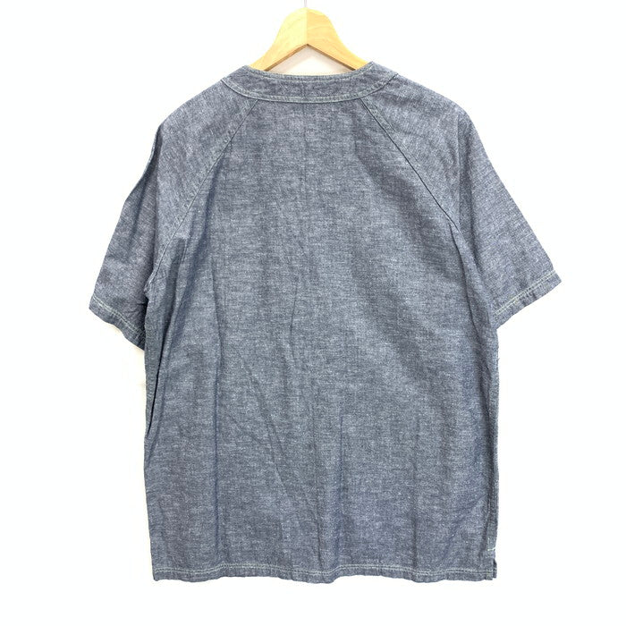 【中古品】【メンズ】 RUDE GALLERY ルードギャラリー ベースボールシャツ 半袖シャツ トップス ブランド 古着 140-250607-gm-05-fuz サイズ：02 カラー：グレー 万代Net店