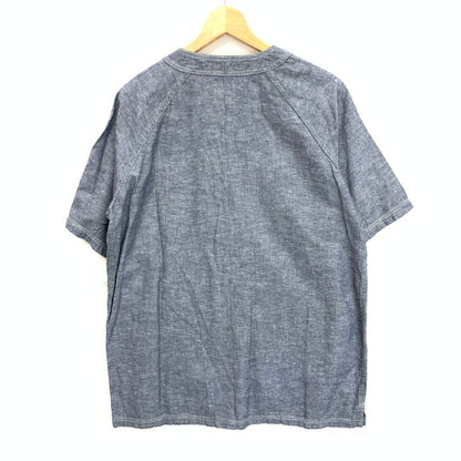 【中古品】【メンズ】 RUDE GALLERY ルードギャラリー ベースボールシャツ 半袖シャツ トップス ブランド 古着 140-250607-gm-05-fuz サイズ：02 カラー：グレー 万代Net店