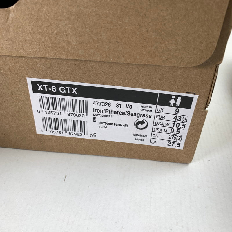 【中古品】【メンズ】 SALOMON 477326-31 XT-6 GTX スニーカー 靴 サロモン 162-250531-st-11-fuz サイズ：27.5cm カラー：ブラウン 万代Net店
