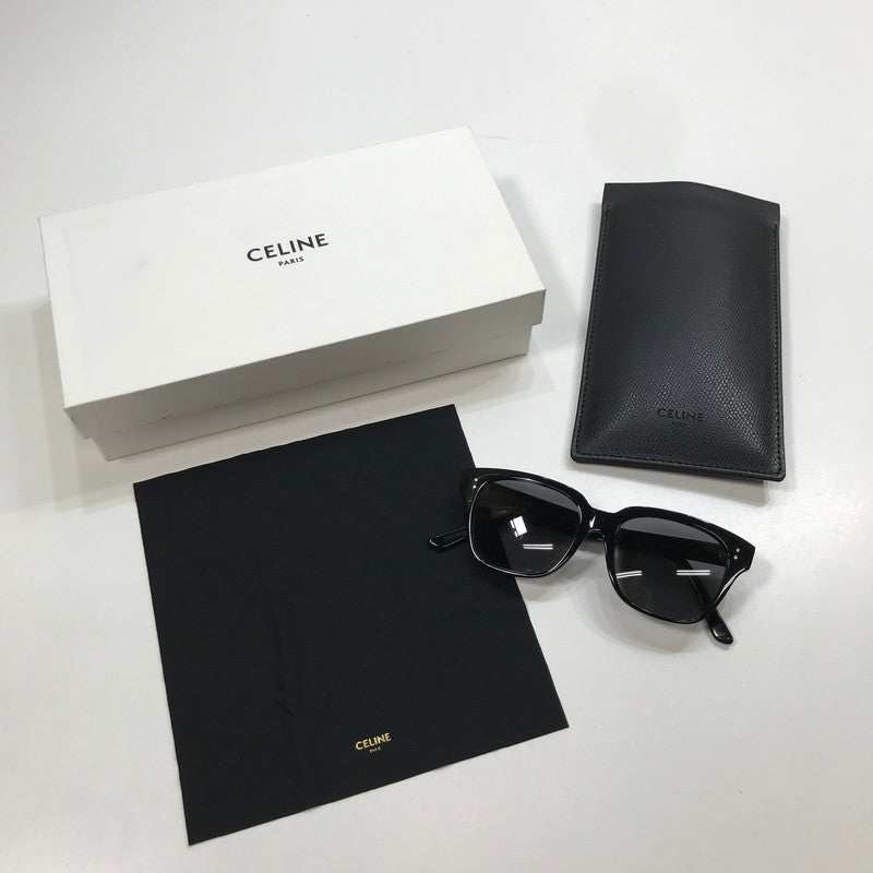 【中古品】【メンズ/レディース】 CELINE セリーヌ CL40061F 53-16 サイド ロゴ サングラス メガネ 183-250603-mh-03-fuz カラー：ブラック 万代Net店