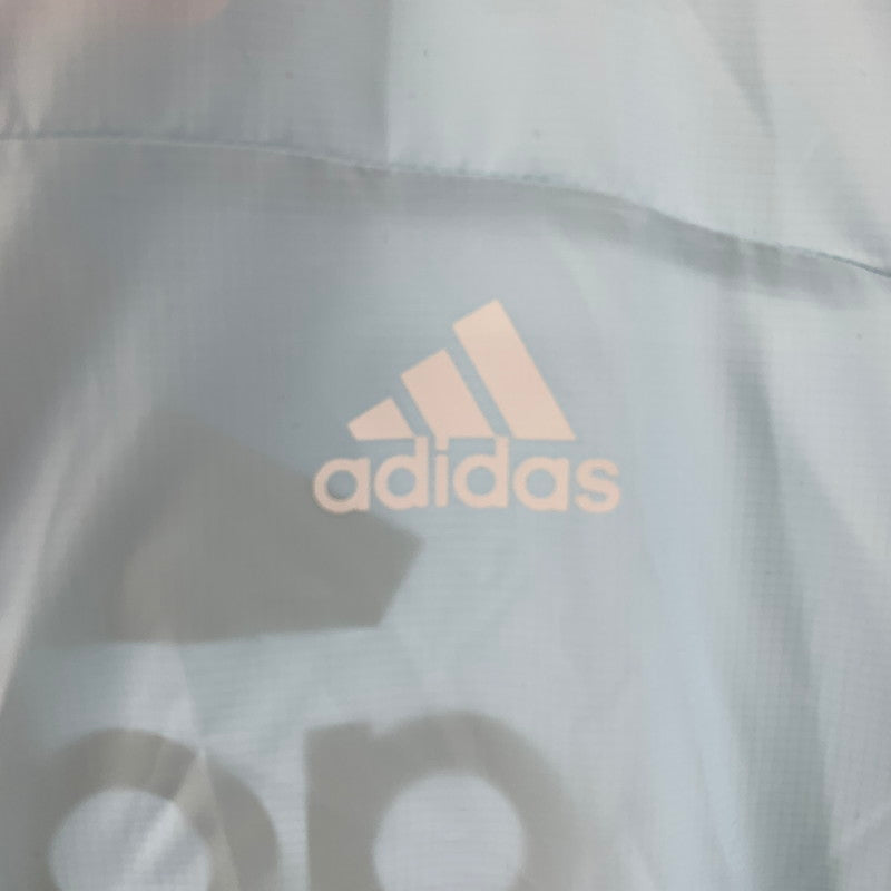 【中古品】【レディース】 ADIDAS アディダス HK6521 ビッグロゴ ウーブンジャケット レディース Lサイズ ライトブルー XOサイズ 170-260329-io-23-fuzh 万代Net店