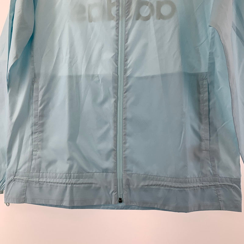 【中古品】【レディース】 ADIDAS アディダス HK6521 ビッグロゴ ウーブンジャケット レディース Lサイズ ライトブルー XOサイズ 170-260329-io-23-fuzh 万代Net店