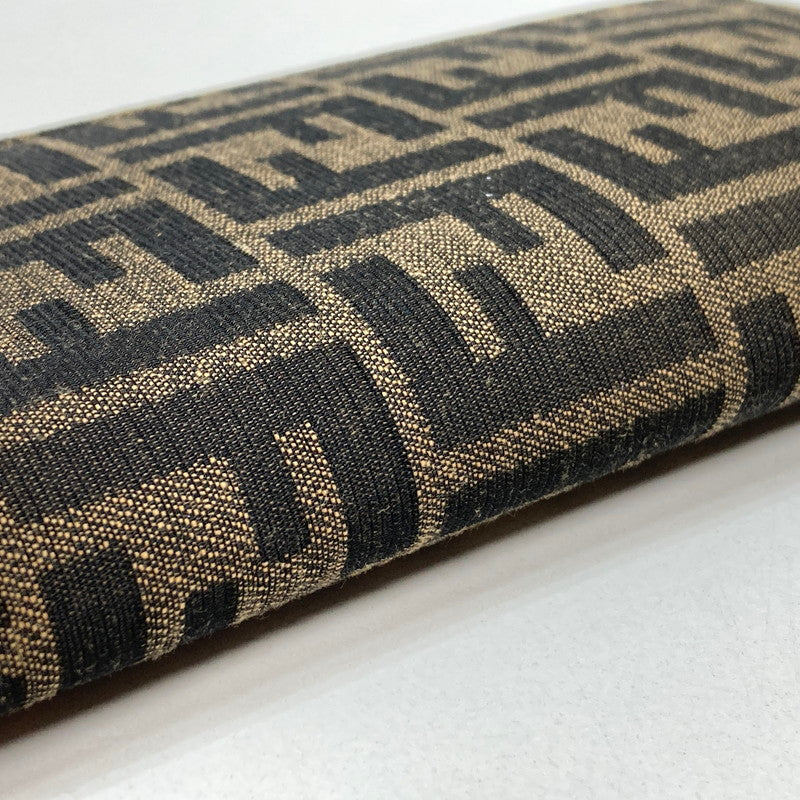 【中古品】【メンズ/レディース】 FENDI フェンディ 7M0355 ズッカ柄 FF柄 長財布 財布 ロングウォレット 181-250604-mh-05-fuz カラー：ブラウン 万代Net店