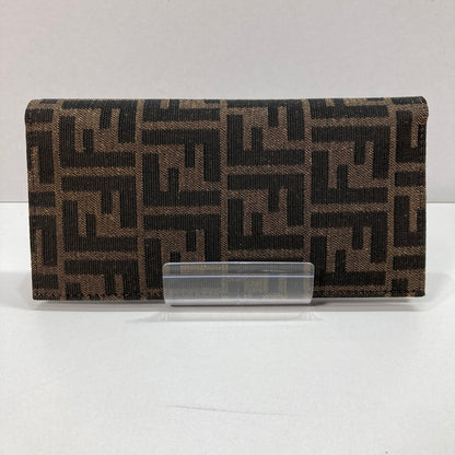 【中古品】【メンズ/レディース】 FENDI フェンディ 7M0355 ズッカ柄 FF柄 長財布 財布 ロングウォレット 181-250604-mh-05-fuz カラー：ブラウン 万代Net店