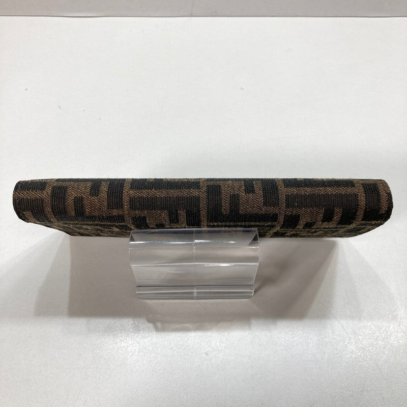 【中古品】【メンズ/レディース】 FENDI フェンディ 7M0355 ズッカ柄 FF柄 長財布 財布 ロングウォレット 181-250604-mh-05-fuz カラー：ブラウン 万代Net店