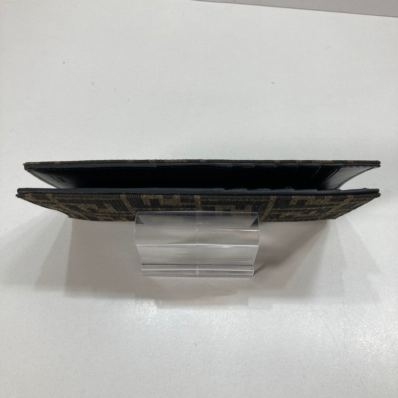 【中古品】【メンズ/レディース】 FENDI フェンディ 7M0355 ズッカ柄 FF柄 長財布 財布 ロングウォレット 181-250604-mh-05-fuz カラー：ブラウン 万代Net店