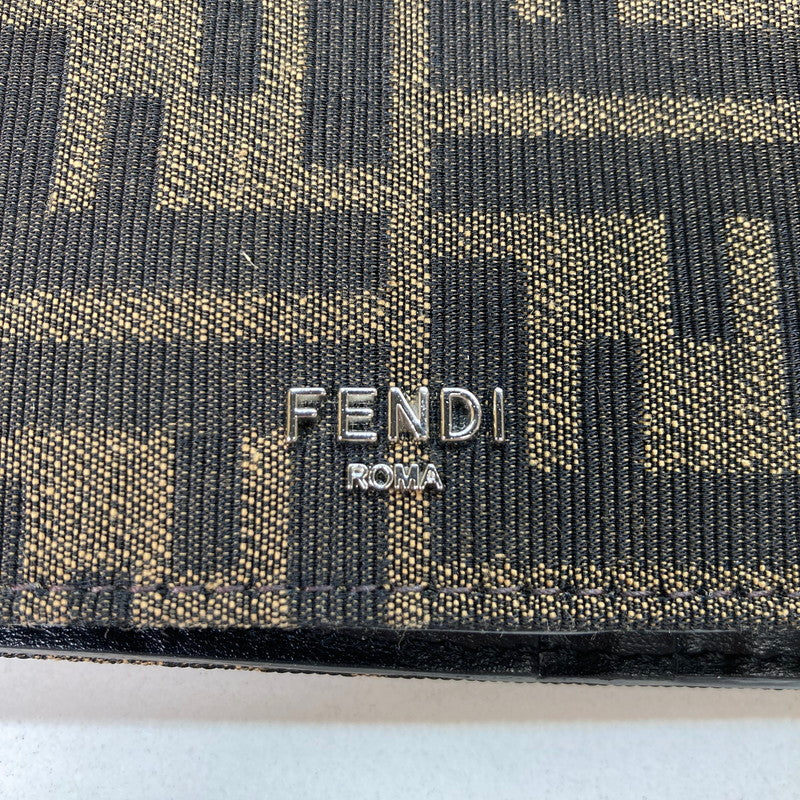 【中古品】【メンズ/レディース】 FENDI フェンディ 7M0355 ズッカ柄 FF柄 長財布 財布 ロングウォレット 181-250604-mh-05-fuz カラー：ブラウン 万代Net店