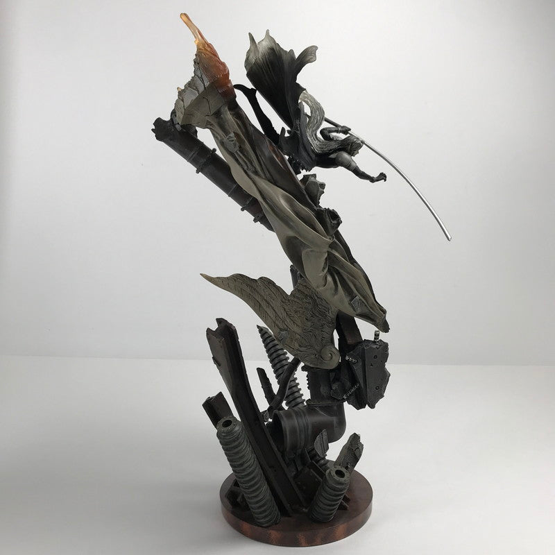 【中古品】 開封品 完備品 FINAL FANTASY VII ADVENT CHILDREN SCULPTURE ARTS セフィロス ポリストーンスタチュー フィギュア 052-260618-mh-10-fuzh 万代Net店