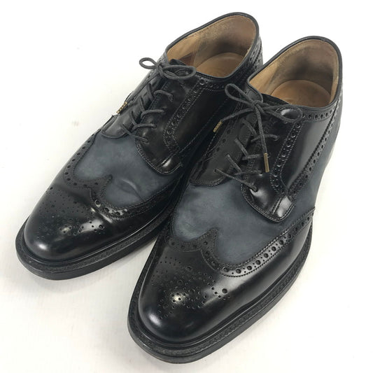 【中古品】【メンズ】 GRAFTON グラフトン ダービーシューズ 靴 メンズ 27cm前後相当 80Fサイズ ウイングチップ メダリオン パンチング 革靴 164-260123-mh-07-fuz 万代Net店