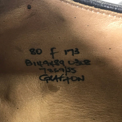 【中古品】【メンズ】 GRAFTON グラフトン ダービーシューズ 靴 メンズ 27cm前後相当 80Fサイズ ウイングチップ メダリオン パンチング 革靴 164-260123-mh-07-fuz 万代Net店