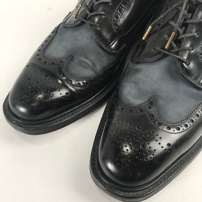 【中古品】【メンズ】 GRAFTON グラフトン ダービーシューズ 靴 メンズ 27cm前後相当 80Fサイズ ウイングチップ メダリオン パンチング 革靴 164-260123-mh-07-fuz 万代Net店