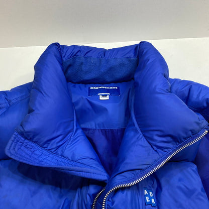 【中古品】【メンズ】 ADERERROR アーダーエラー BM42FYDW0404BL PUFFER DOWN VEST ダウン ベスト アウター コート 古着 141-250604-mh-02-fuz サイズ：L カラー：ブルー 万代Net店