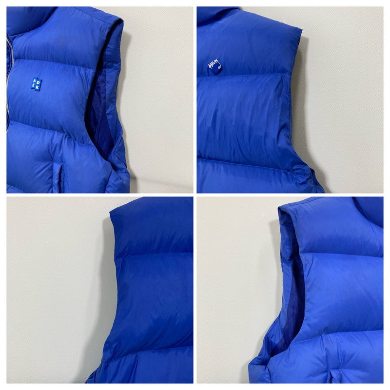 【中古品】【メンズ】 ADERERROR アーダーエラー BM42FYDW0404BL PUFFER DOWN VEST ダウン ベスト アウター コート 古着 141-250604-mh-02-fuz サイズ：L カラー：ブルー 万代Net店