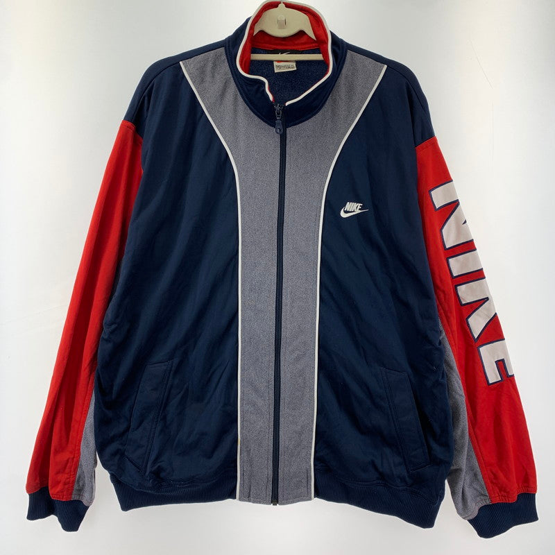 【中古品】【メンズ】 NIKE TRACK JACKET ナイキ 148-250607-st-05-fuz サイズ：XL カラー：ネイビー 万代Net店