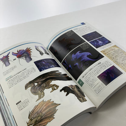 【中古美品】 MONSTER HUNTER モンスターハンター ワールド アイスボーン 公式設定資料集 ゲーム 024-251011-mh-22-fuz 万代Net店