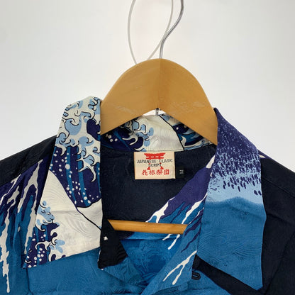 【中古品】【メンズ】 花旅楽団 アロハシャツ 145-250607-st-04-fuz サイズ：M カラー：ブルー 万代Net店
