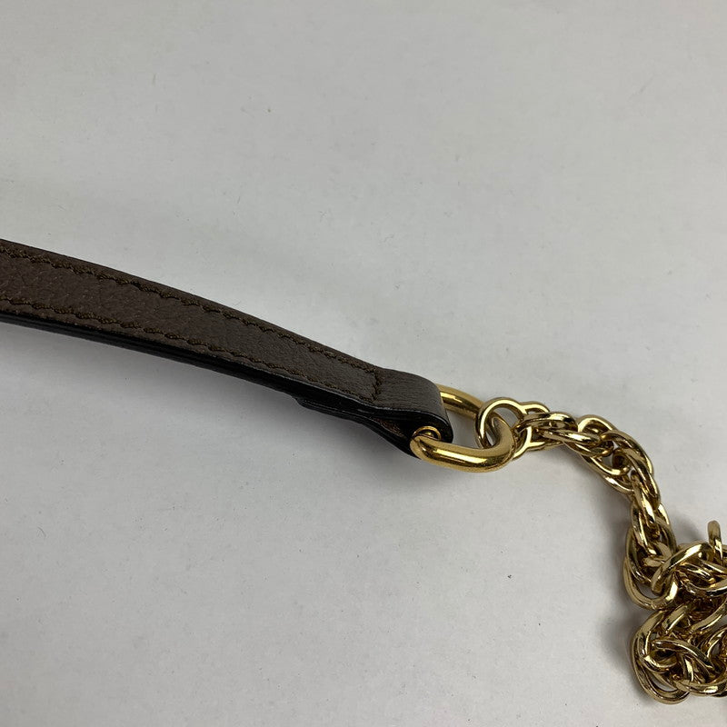 【中古品】【レディース】 GUCCI 550618 GGスプリーム ラウンド オフィディア ショルダーバッグ カバン グッチ 180-250607-st-14-fuz カラー：ブラウン 万代Net店