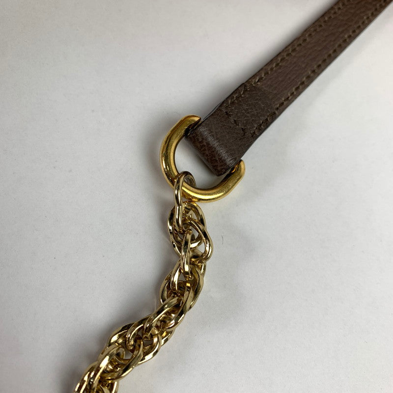 【中古品】【レディース】 GUCCI 550618 GGスプリーム ラウンド オフィディア ショルダーバッグ カバン グッチ 180-250607-st-14-fuz カラー：ブラウン 万代Net店