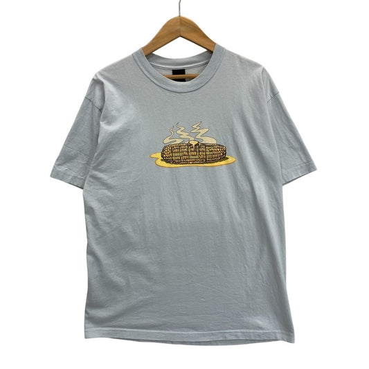 【中古品】【メンズ】 HUF ハフ ON THE COB TEE 半袖Tシャツ カットソー トップス ブランド 古着 142-250615-gm-07-fuz サイズ：L カラー：ライトブルー 万代Net店