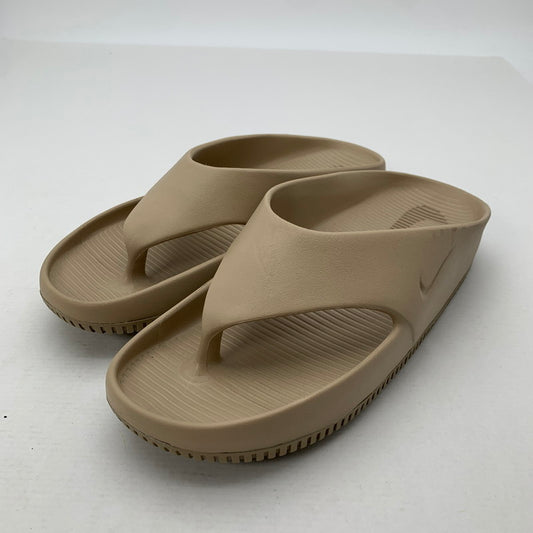 【中古品】【メンズ】 NIKE ナイキ FD4119-200 CALM FLIP FLOP カーム フリップ フロップ サンダル 靴 160-260716-mh-01-fuzh サイズ：28cm カラー：ベージュ 万代Net店