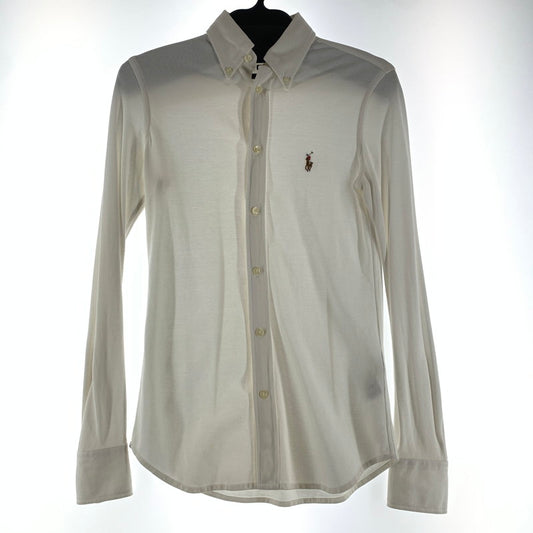 【中古品】【レディース】 RALPH LAUREN ラルフローレン 長袖ポロシャツ ポロシャツ 長袖シャツ WHITE SIZE:XS ポロ 汚れあり 170-260702-io-13-fuzh 万代Net店