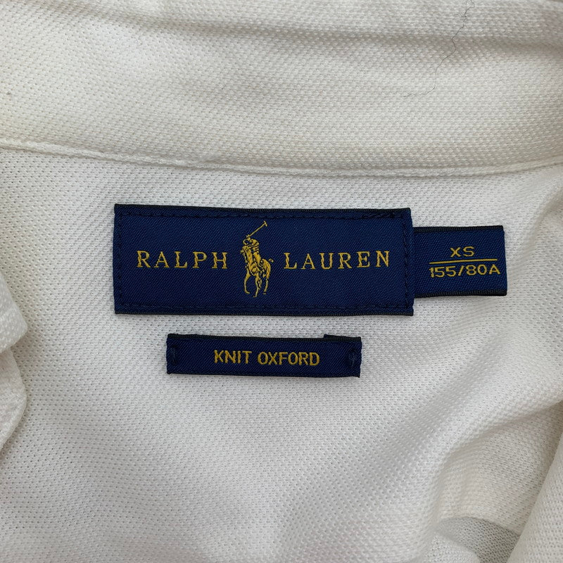 【中古品】【レディース】 RALPH LAUREN ラルフローレン 長袖ポロシャツ ポロシャツ 長袖シャツ WHITE SIZE:XS ポロ 汚れあり 170-260702-io-13-fuzh 万代Net店