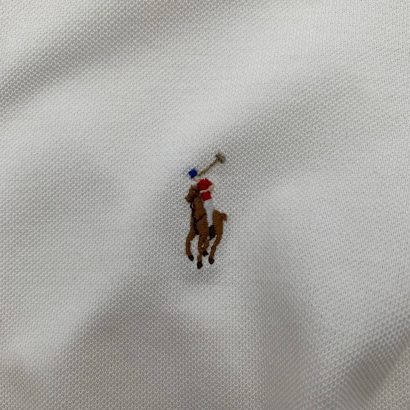 【中古品】【レディース】 RALPH LAUREN ラルフローレン 長袖ポロシャツ ポロシャツ 長袖シャツ WHITE SIZE:XS ポロ 汚れあり 170-260702-io-13-fuzh 万代Net店