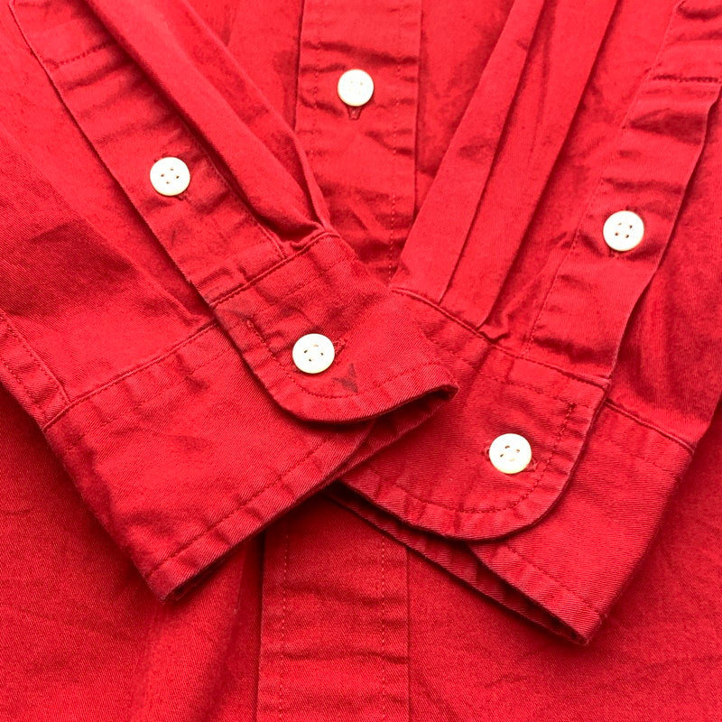 【中古品】【メンズ】 RALPHLAUREN ラルフローレン 長袖シャツ トップス ブランド 古着 147-260725-gm-28-fuzh サイズ：M カラー：レッド 万代Net店
