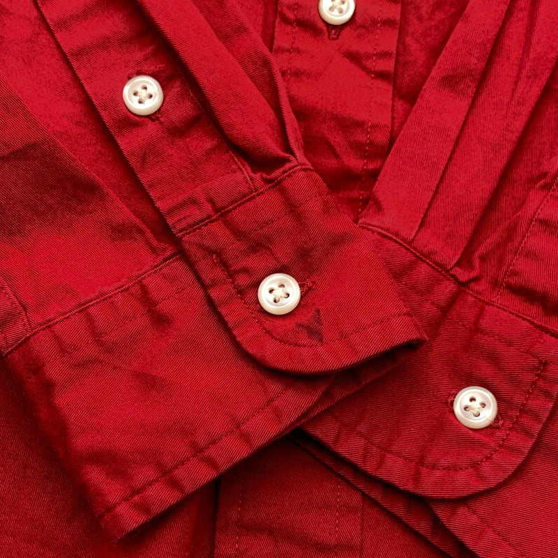 【中古品】【メンズ】 RALPHLAUREN ラルフローレン 長袖シャツ トップス ブランド 古着 147-260725-gm-28-fuzh サイズ：M カラー：レッド 万代Net店