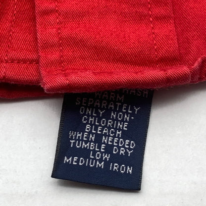 【中古品】【メンズ】 RALPHLAUREN ラルフローレン 長袖シャツ トップス ブランド 古着 147-260725-gm-28-fuzh サイズ：M カラー：レッド 万代Net店