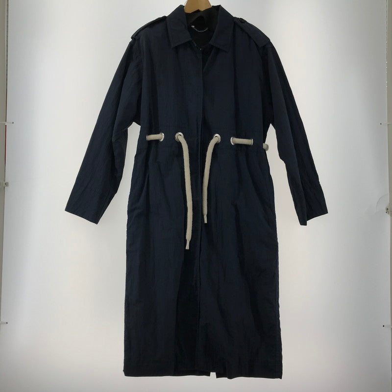 【中古品】【レディース】 DIESEL ディーゼル コットン ロープ ベルト スプリング コート ジャケット アウター 古着 169-260306-mh-04-fuz サイズ：XS カラー：ネイビー 万代Net店