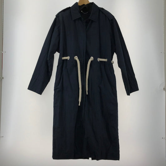 【中古品】【レディース】 DIESEL ディーゼル コットン ロープ ベルト スプリング コート ジャケット アウター 古着 169-260306-mh-04-fuz サイズ：XS カラー：ネイビー 万代Net店