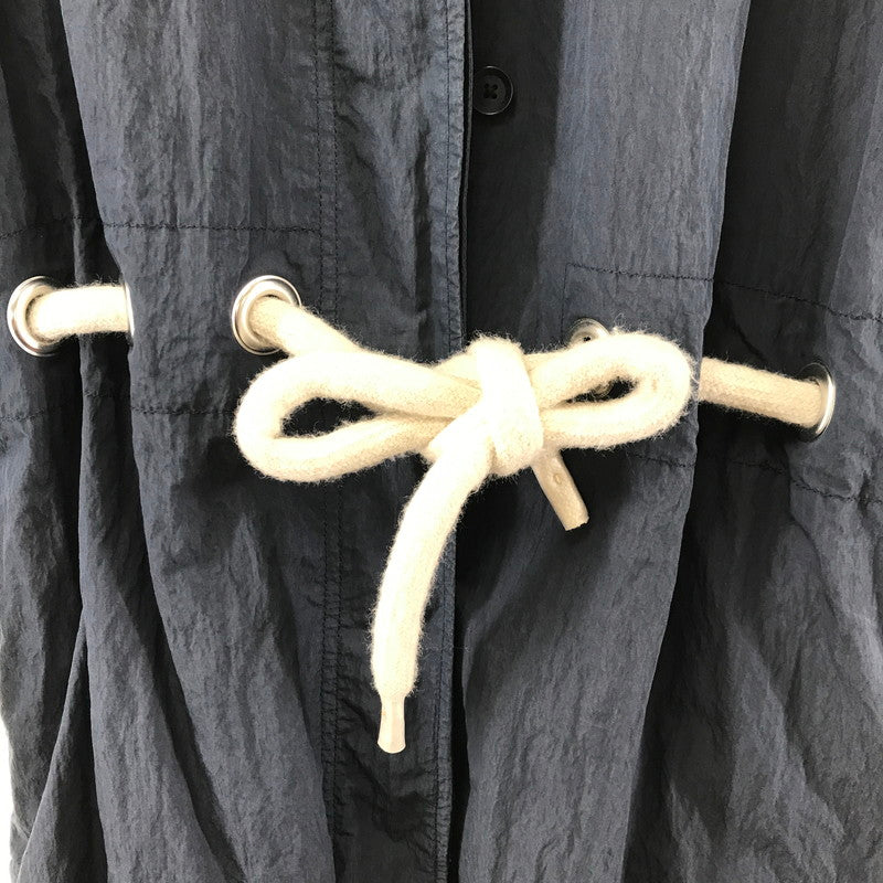 【中古品】【レディース】 DIESEL ディーゼル コットン ロープ ベルト スプリング コート ジャケット アウター 古着 169-260306-mh-04-fuz サイズ：XS カラー：ネイビー 万代Net店
