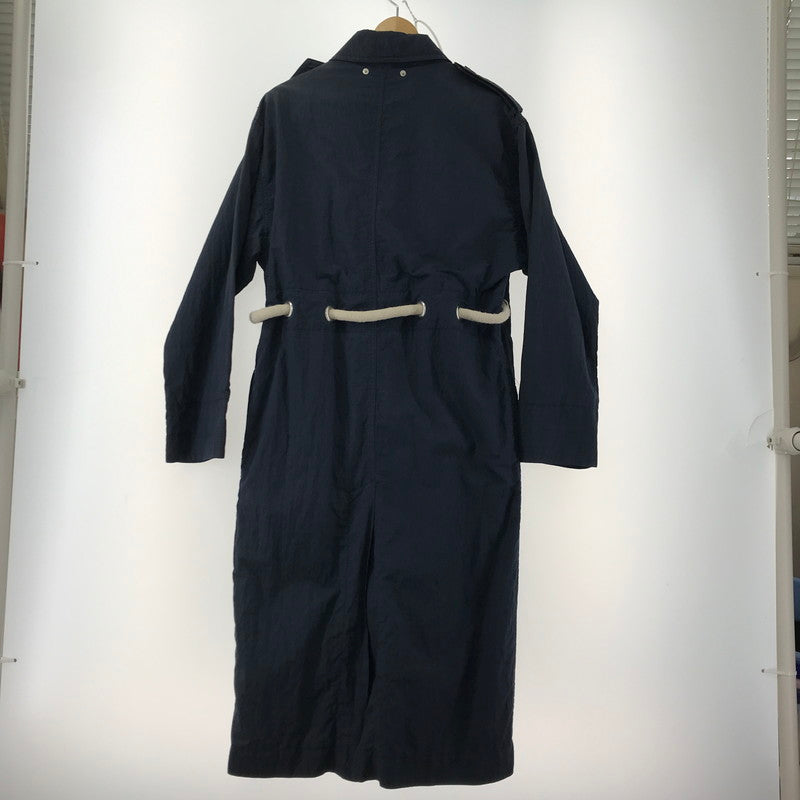 【中古品】【レディース】 DIESEL ディーゼル コットン ロープ ベルト スプリング コート ジャケット アウター 古着 169-260306-mh-04-fuz サイズ：XS カラー：ネイビー 万代Net店