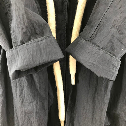 【中古品】【レディース】 DIESEL ディーゼル コットン ロープ ベルト スプリング コート ジャケット アウター 古着 169-260306-mh-04-fuz サイズ：XS カラー：ネイビー 万代Net店