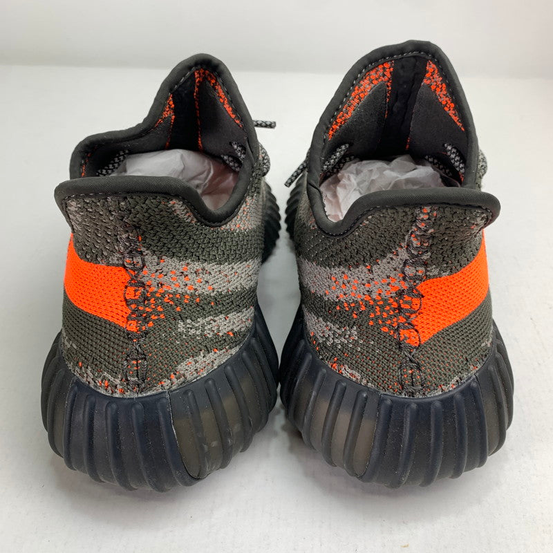 【中古品】【レディース】 ADIDAS HQ7045 YEEZY BOOST 350 V2 CARBON BELUGA スニーカー 靴 166-250615-st-05-fuz サイズ：24.5cm カラー：グレー・オレンジ 万代Net店