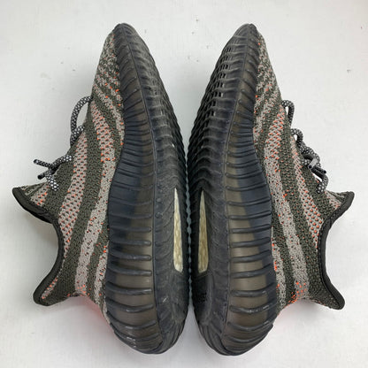 【中古品】【レディース】 ADIDAS HQ7045 YEEZY BOOST 350 V2 CARBON BELUGA スニーカー 靴 166-250615-st-05-fuz サイズ：24.5cm カラー：グレー・オレンジ 万代Net店