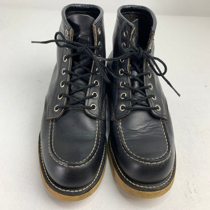 【中古品】【メンズ】 REDWING 8179 6INCH CLASSIC MOC TOE USA製 靴 164-250615-st-08-fuz サイズ：24.5cm カラー：ブラック 万代Net店