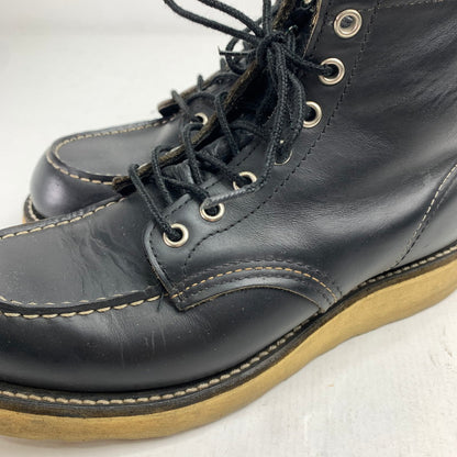 【中古品】【メンズ】 REDWING 8179 6INCH CLASSIC MOC TOE USA製 靴 164-250615-st-08-fuz サイズ：24.5cm カラー：ブラック 万代Net店