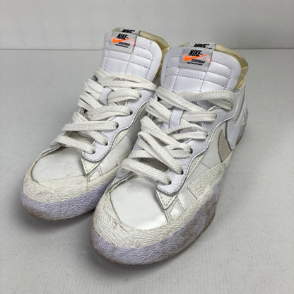【中古品】【メンズ】 NIKE × SACAI ナイキ サカイ DM6443-100 BLAZER LOW WHITE PATENT LEATHER ブレーザー ロー ホワイト パテント レザー スニーカー シューズ 靴 160-250813-mh-11-fuz サイズ：26.5 カラー：ホワイト 万代Net店