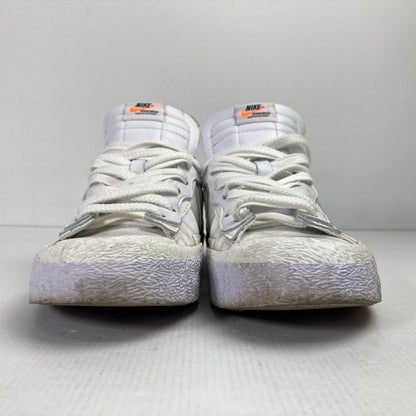 【中古品】【メンズ】 NIKE × SACAI ナイキ サカイ DM6443-100 BLAZER LOW WHITE PATENT LEATHER ブレーザー ロー ホワイト パテント レザー スニーカー シューズ 靴 160-250813-mh-11-fuz サイズ：26.5 カラー：ホワイト 万代Net店