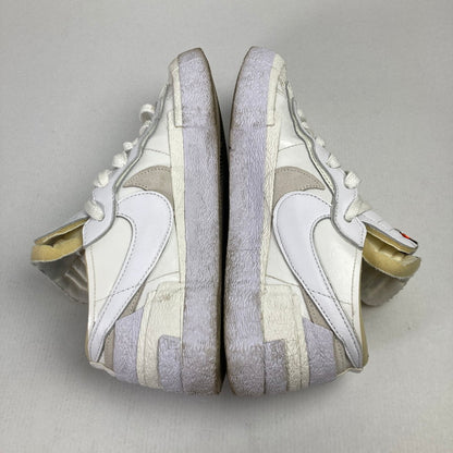 【中古品】【メンズ】 NIKE × SACAI ナイキ サカイ DM6443-100 BLAZER LOW WHITE PATENT LEATHER ブレーザー ロー ホワイト パテント レザー スニーカー シューズ 靴 160-250813-mh-11-fuz サイズ：26.5 カラー：ホワイト 万代Net店