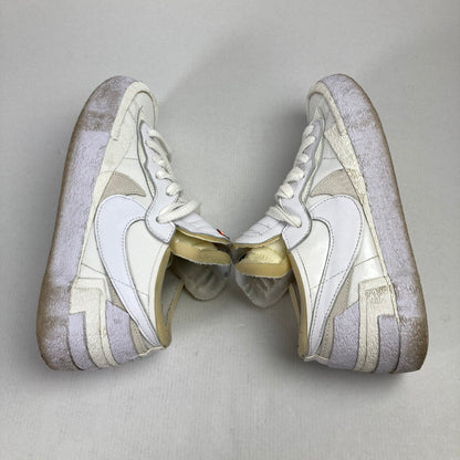 【中古品】【メンズ】 NIKE × SACAI ナイキ サカイ DM6443-100 BLAZER LOW WHITE PATENT LEATHER ブレーザー ロー ホワイト パテント レザー スニーカー シューズ 靴 160-250813-mh-11-fuz サイズ：26.5 カラー：ホワイト 万代Net店