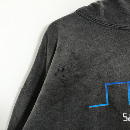 【中古美品】【メンズ】 SAINT MICHAEL セントマイケル SM-HR8-0000-050 25SS HOODIE SMX フーディ トレーナー パーカー スウェット トップス 長袖 古着 142-250616-mh-04-fuz サイズ：XL カラー：ブラック 万代Net店