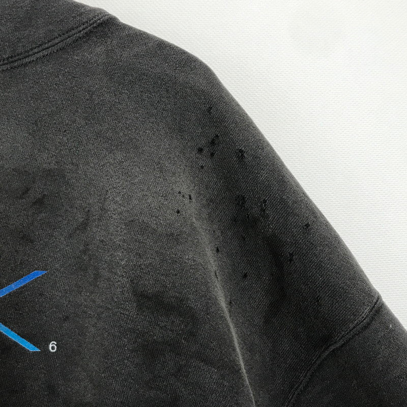 【中古美品】【メンズ】 SAINT MICHAEL セントマイケル SM-HR8-0000-050 25SS HOODIE SMX フーディ トレーナー パーカー スウェット トップス 長袖 古着 142-250616-mh-04-fuz サイズ：XL カラー：ブラック 万代Net店