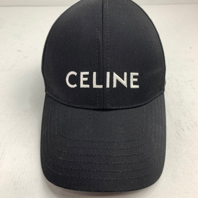 【中古品】【レディース】 CELINE 2AUA1242N.38NO BASEBALL CAP セリーヌ 183-250616-st-03-fuz サイズ：S カラー：ブラック 万代Net店