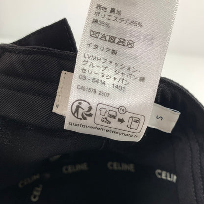 【中古品】【レディース】 CELINE 2AUA1242N.38NO BASEBALL CAP セリーヌ 183-250616-st-03-fuz サイズ：S カラー：ブラック 万代Net店