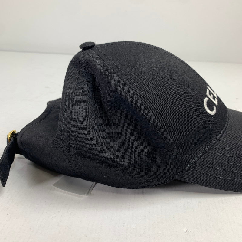 【中古品】【レディース】 CELINE 2AUA1242N.38NO BASEBALL CAP セリーヌ 183-250616-st-03-fuz サイズ：S カラー：ブラック 万代Net店
