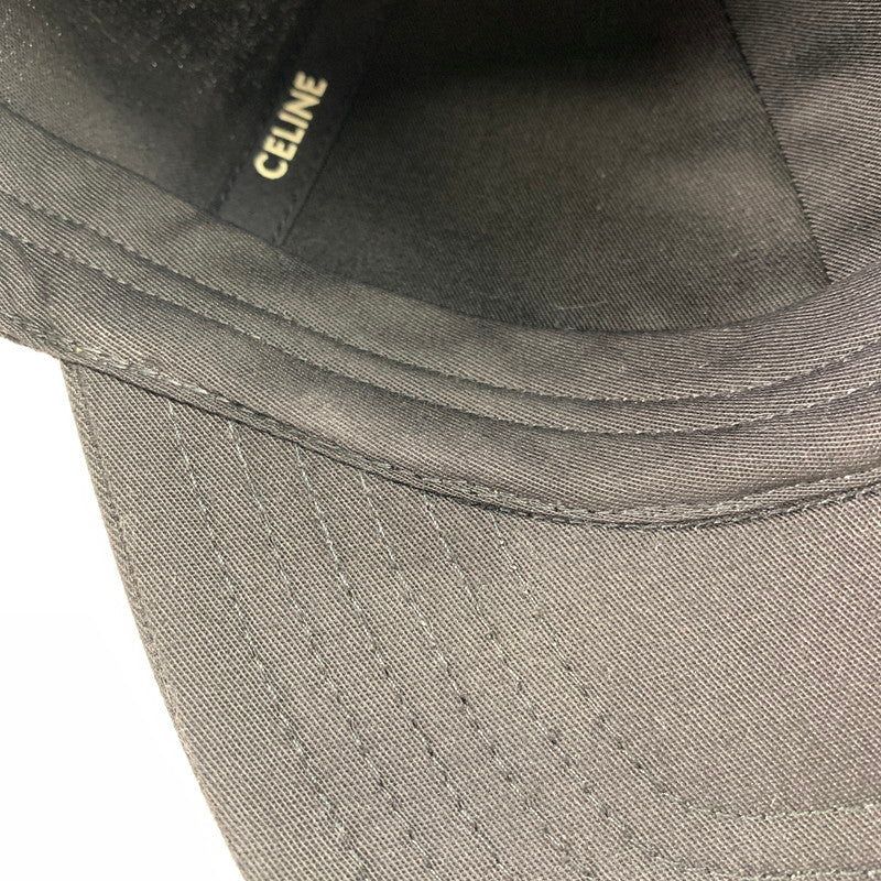 【中古品】【レディース】 CELINE 2AUA1242N.38NO BASEBALL CAP セリーヌ 183-250616-st-03-fuz サイズ：S カラー：ブラック 万代Net店